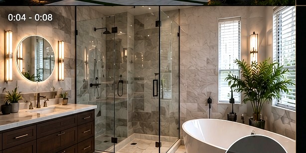 Luxury bathroom renovation